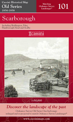 Scarborough - Cassini Old Series Historical Map No. 101 (Sheet map, folded)