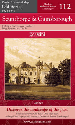 Scunthorpe and Gainsborough - Cassini Old Series Historical Map No. 112 (Sheet map, folded)