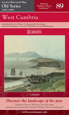 West Cumbria - Cassini Old Series Historical Map No. 89 (Sheet map, folded)
