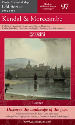 Kendal and Morecambe - Cassini Old Series Historical Map No. 97 (Sheet map, folded)
