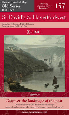 St David's and Haverfordwest - Cassini Old Series Historical Map No. 157 (Sheet map, folded)