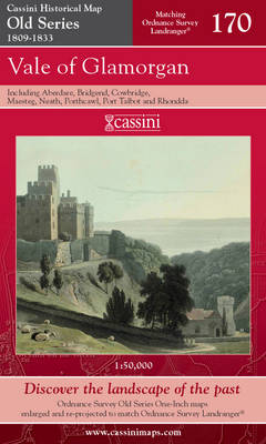 Vale of Glamorgan - Cassini Old Series Historical Map No. 170 (Sheet map, folded)