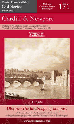 Cardiff and Newport - Cassini Old Series Historical Map No. 171 (Sheet map, folded)