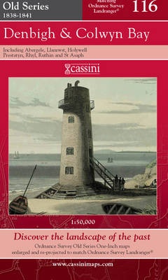 Denbigh and Colwyn Bay - Cassini Old Series Historical Map No. 116 (Sheet map, folded)