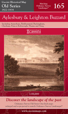 Aylesbury and Leighton Buzzard - Cassini Old Series Historical Map No. 165 (Sheet map, folded)