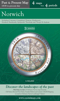 Norwich (NOR) - Cassini Past and Present Map (Sheet map, folded)