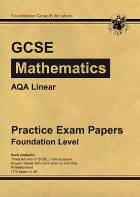 GCSE Maths AQA B (Linear) Practice Papers - Foundation (A*-G Resits) (Paperback)