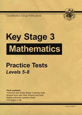 KS3 Maths Practice Tests - Levels 5-8 - 2008 (Paperback)