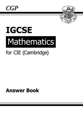 IGCSE Maths CIE (Cambridge) Answers (for Workbook) (Paperback)