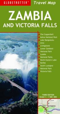 Zambia and Victoria Falls - Globetrotter Travel Map (Sheet map, folded)