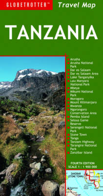 Tanzania - Globetrotter Travel Map (Sheet map, folded)