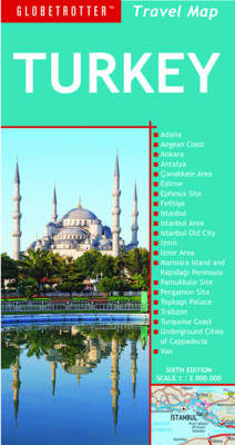 Turkey - Globetrotter Travel Map (Sheet map, folded)