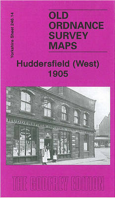 Huddersfield (West) 1905: Yorkshire Sheet 246.14 - Old Ordnance Survey Maps of Yorkshire (Sheet map, folded)