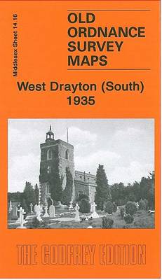 West Drayton South 1935: Middlesex Sheet 14.16 - Old Ordnance Survey Maps of Middlesex (Sheet map, folded)