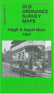 Haigh & Aspull Moor 1907: Lancashire Sheet 86.13 - Old Ordnance Survey Maps of Lancashire (Sheet map, folded)