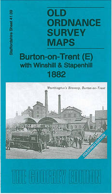 Burton-on-Trent (E) with Winshaill & Stapenhill 1882: Staffordshire Sheet 41.09 - Old Ordnance Survey Maps of Staffordshire (Sheet map, folded)