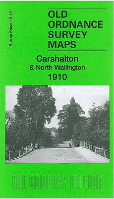 Carshalton & North Wallington 1910: Surrey Sheet 13.12 - Old Ordnance Survey Maps of Surrey (Sheet map, folded)