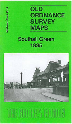 Southall Green 1935: Middlesex Sheet 15.14 - Old Ordnance Survey Maps of Middlesex (Sheet map, folded)