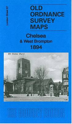 Chelsea & West Brompton 1894: London Sheet 87.2 - Old Ordnance Survey Maps of London (Sheet map, folded)