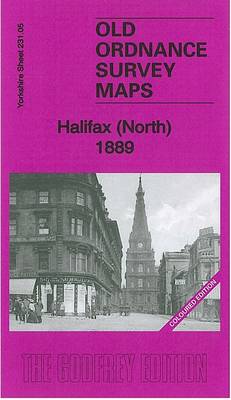 Halifax (North) 1889: Yorkshire Sheet 231.05 - Old Ordnance Survey Maps of Yorkshire (Sheet map, folded)