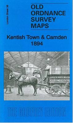 Kentish Town & Camden 1894: London Sheet 38.2 - Old Ordnance Survey Maps of London (Sheet map, folded)
