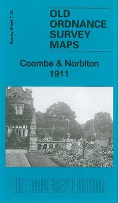 Coombe & Norbiton 1911: Surrey Sheet 7.13 - Old Ordnance Survey Maps of Surrey (Sheet map, folded)