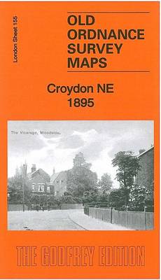 Croydon (NW) 1895: London Sheet 155.2 - Old Ordnance Survey Maps of London (Sheet map, folded)