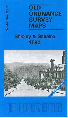 Shipley & Saltaire 1890: Yorkshire Sheet 201.11a - Old Ordnance Survey Maps of Yorkshire (Sheet map, folded)