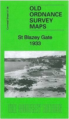 St Blazey Gate 1933: Cornwall Sheet 51.06 - Old Ordnance Survey Maps of Cornwall (Sheet map, folded)