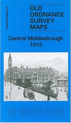 Central Middlesbrough 1913: Yorkshire Sheet 6.14B - Old Ordnance Survey Maps of Yorkshire (Sheet map, folded)
