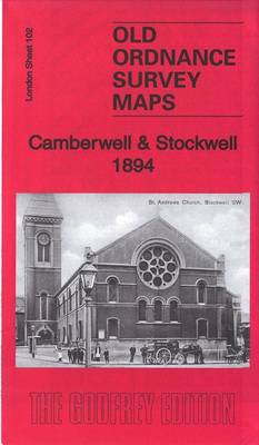 Camberwell & Stockwell 1894: London Sheet 102.2 - Old Ordnance Survey Maps of London (Sheet map, folded)