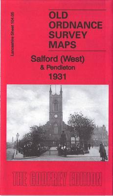 Salford (West) & Pendleton 1931: Lancashire Sheet 104.05C - Old Ordnance Survey Maps of Lancashire (Sheet map, folded)