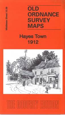 Hayes Town 1912: Middlesex Sheet 15.09 - Old Ordnance Survey Maps of Middlesex (Sheet map, folded)