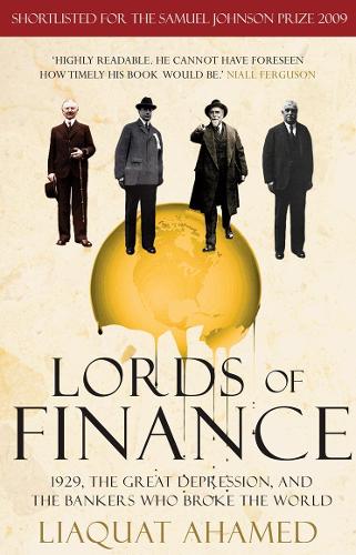 Book cover of Lords of Finance