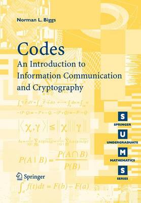 Codes: An Introduction to Information Communication and Cryptography - Springer Undergraduate Mathematics Series (Paperback)