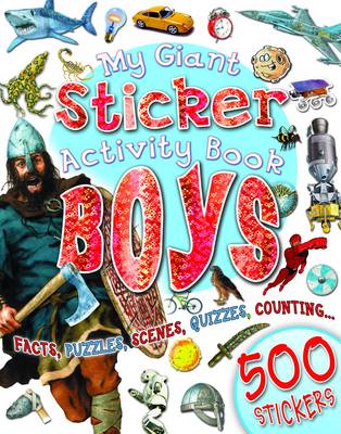 Giant Sticker Activity Boys (Paperback)