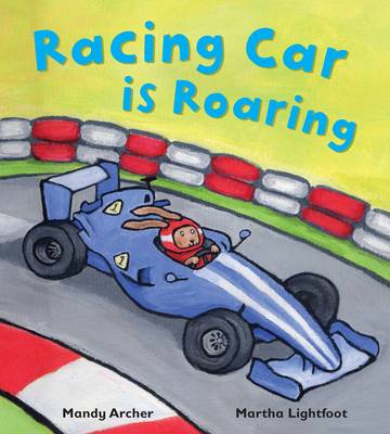 Racing Car is Roaring - Busy Wheels (Paperback)