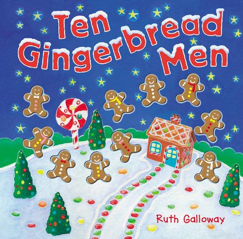 Ten Gingerbread Men - Moulded Counting Books