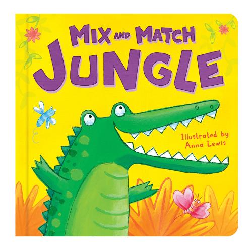 Jungle - Mix and Match (Board book)