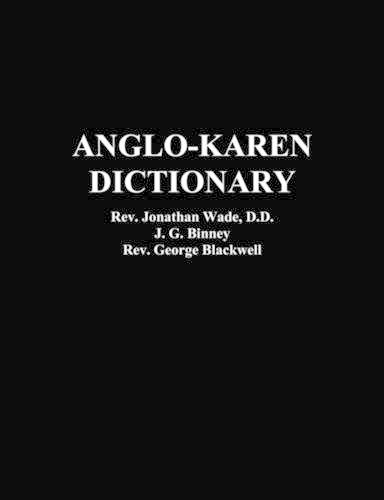 Anglo-Karen Dictionary (Paperback)