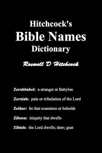 Hitchcock's Bible Names Dictionary (Paperback)