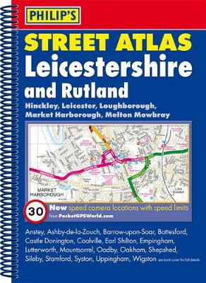 Philip's Street Atlas Leicestershire and Rutland | Waterstones