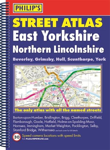 Philip's Street Atlas East Yorkshire and Northern Lincolnshire - Philip's Street Atlas (Spiral bound)