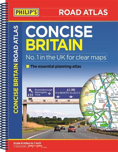 Philip's Concise Atlas Britain: Spiral A5 - Philips Road Atlas (Paperback)