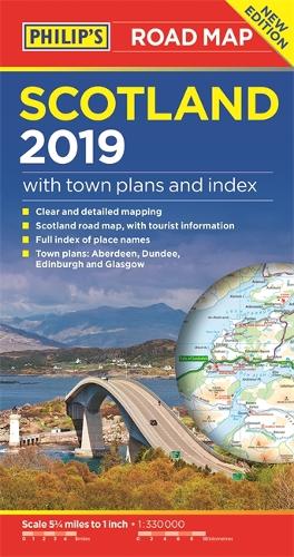 Philip's Scotland Road Map - Philip's Sheet Maps (Paperback)