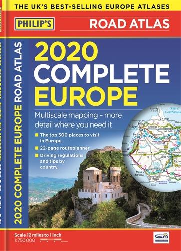 2020 Philip's Complete Road Atlas Europe by Philip's Maps | Waterstones