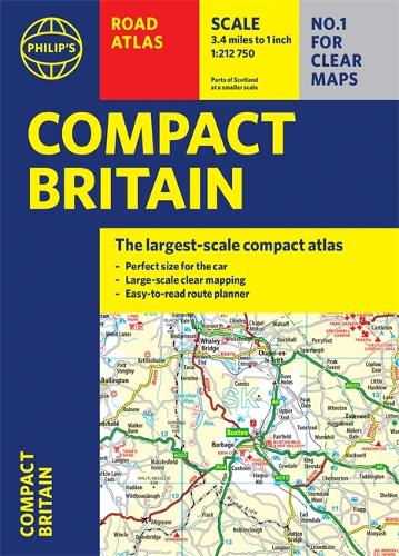 Philip's Compact Britain Road Atlas: (Flexi A5) - Philip's Road Atlases (Paperback)