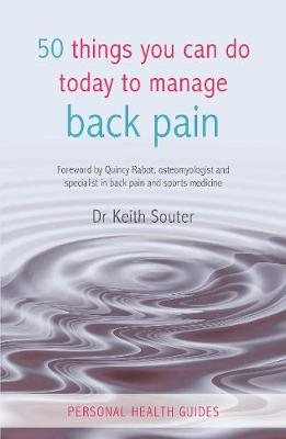 50 Things You Can Do Today to Manage Back Pain - 50 Things (Paperback)