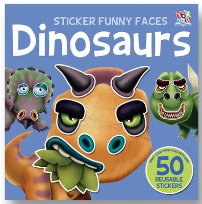Dinosaurs - Sticker Funny Faces (Paperback)