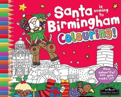 Santa is Coming to Birmingham Colouring (Paperback)